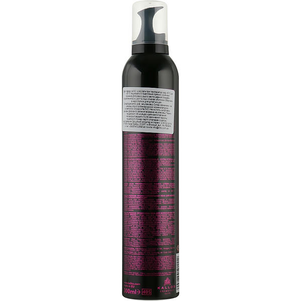 Kallos Cosmetics Prestige Extra Strong Hold Professional Volume, Профессиональная пена для придания объема — изображение 2