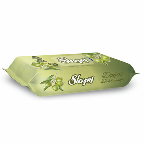 Влажные детские салфетки Sleepy с натуральным оливковым маслом, 25 шт.