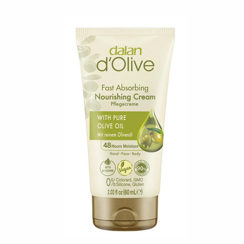 DALAN D'Olive, Крем для рук и тела с оливковым маслом, 60 мл.