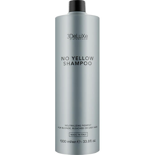 3DeLuXe No Yellow Shampoo, Шампунь для нейтрализации желтизны — изображение 3