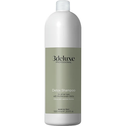 3DeLuXe Detox Shampoo For All Hair Type With Mediterranean Herbs, Восстанавливающий шампунь-детокс для всех типов волос со средиземноморскими травами