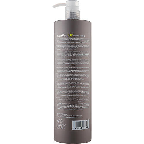 Erayba HydraKer K12 Keratin Shampoo, Шампунь кератиновый без сульфатов — изображение 2