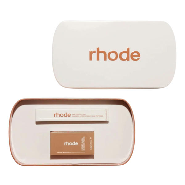 Тинт Rhode Birthday Duo: Pocket Blush Piggy + Peptide Lip Tint Cinnamon Roll 5,3g/10ml