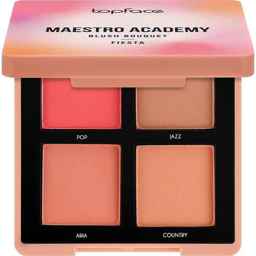 TopFace Maestro Academy Blush Bouquet, Палетка румян