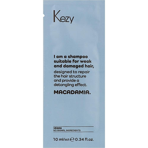 Kezy Macadamia Shampoo, Шампунь для поврежденных волос (пробник)