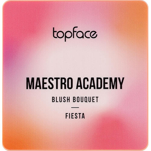 TopFace Maestro Academy Blush Bouquet, Палетка румян — изображение 2