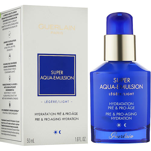 Guerlain Super Aqua Light Emulsion, Легкая увлажняющая эмульсия для зрелой кожи и предупреждения старения — изображение 2