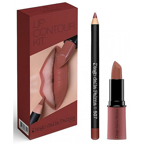 Diego Dalla Palma Lip Contour Kit 507, Набор (lipstick/4g + lip/pencil/1.1g)