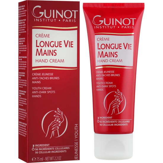 Guinot Longue Vie Mains Hand Cream, Омолаживающий крем для рук "Долгая жизнь"