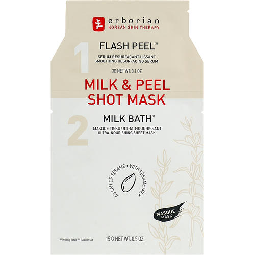 Erborian Milk & Peel Shot Mask, Тканевая маска "Кунжутное молоко"