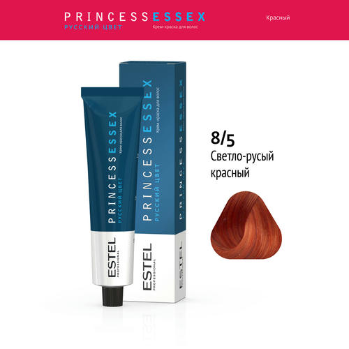 ESTEL PROFESSIONAL, 8/5 краска для волос, светло-русый красный / ESSEX Princess 60 мл — изображение 2