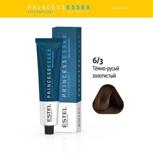ESTEL PROFESSIONAL, 6/3 краска для волос, темно-русый золотистый (кленовый) / ESSEX Princess 60 мл — изображение 2