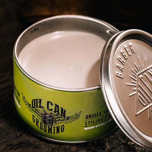 Матовая глина для укладки волос Oil Can Grooming Angels' Styling Paste Лайм и Дуб, 100 мл. — изображение 2