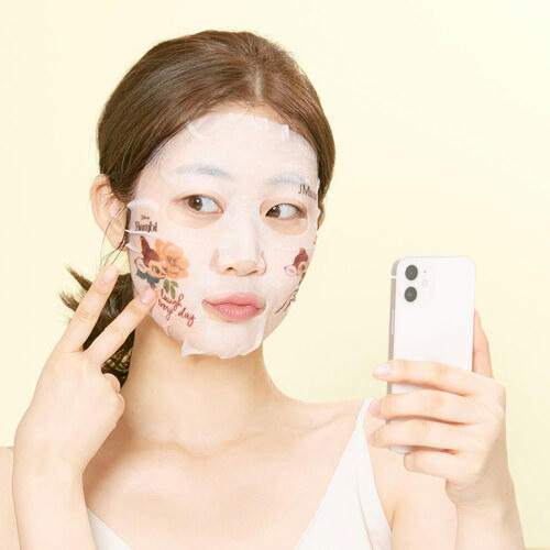 JMsolution Маска тканевая с облепихой – Disney collection selfie vital vitamin tree fruit mask, 30мл — изображение 3