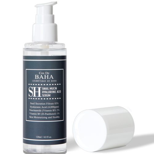 Cos De BAHA Сыворотка для лица с муцином улитки - Snail mucin hyalronic acid serum (SH), 120мл — изображение 3