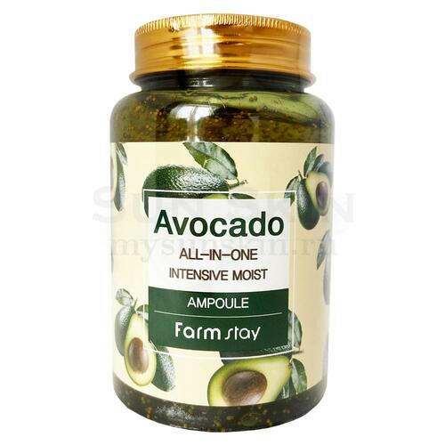 FarmStay Сыворотка ампульная с экстрактом авокадо - Avocado all-in-one intensive moist, 250мл — изображение 2