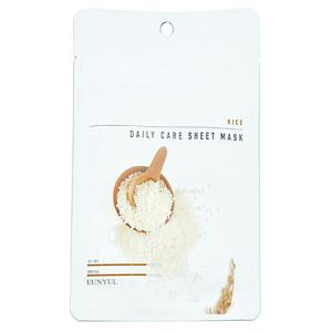 Eunyul Маска тканевая для лица с экстрактом риса - Rice daily care sheet mask, 22г