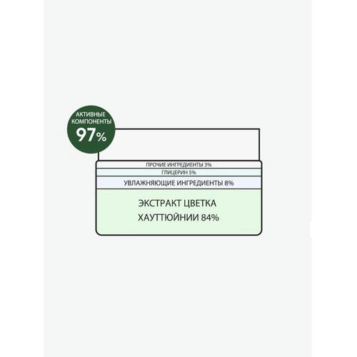 Derma Factory Пэды для лица с экстрактом цветка хауттюйнии - Houttuynia cordata 84% toner pad, 150мл — изображение 2