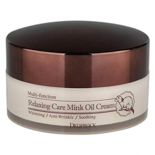 Deoproce Крем расслабляющий с жиром норки - Relaxing care mink oil cream, 100г — изображение 2