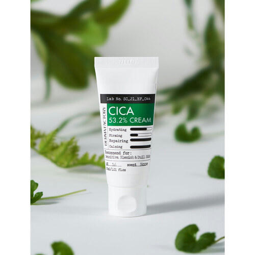 Derma Factory Крем для лица увлажняющий с экстрактом центеллы - Cica 53.2% cream, 30мл — изображение 5