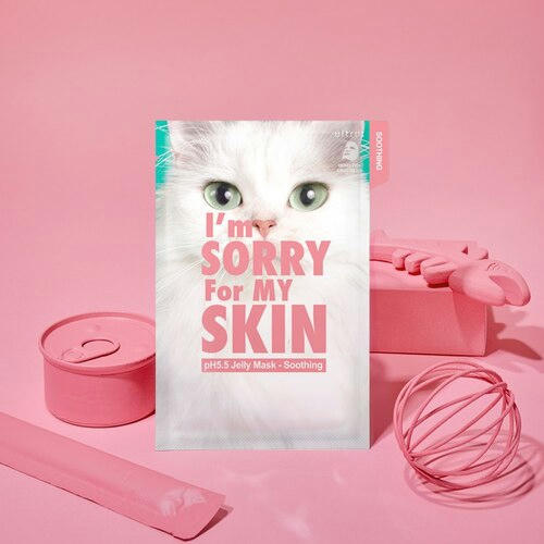 I'm Sorry For My Skin Маска для лица тканевая успокаивающая - рH5.5 jelly mask-soothing, 33мл — изображение 3