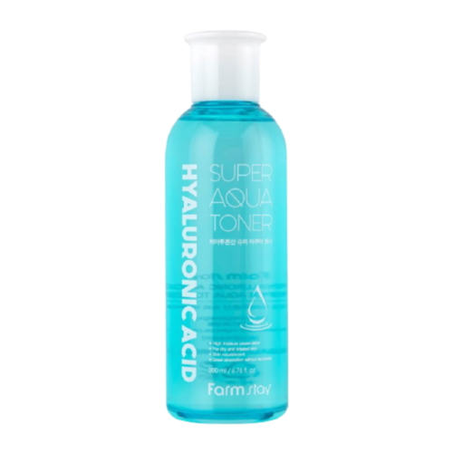 FarmStay Тонер суперувлажняющий с гиалуроновой кислотой - Hyaluronic acid super aqua toner, 200мл