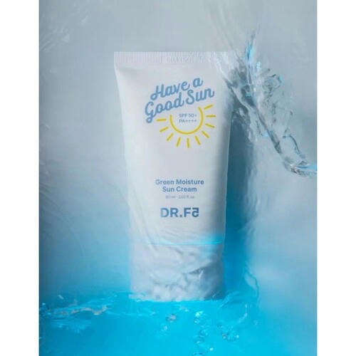 DR.F5 Крем солнцезащитный ультраувлажняющий - Green moisture sun cream SPF50+ PA++++, 60мл — изображение 3