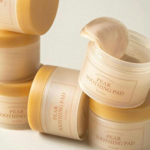 I'm From Пэды-тонер с эффектом охлаждения для раздраженной кожи - Pear soothing pad, 125мл — изображение 3