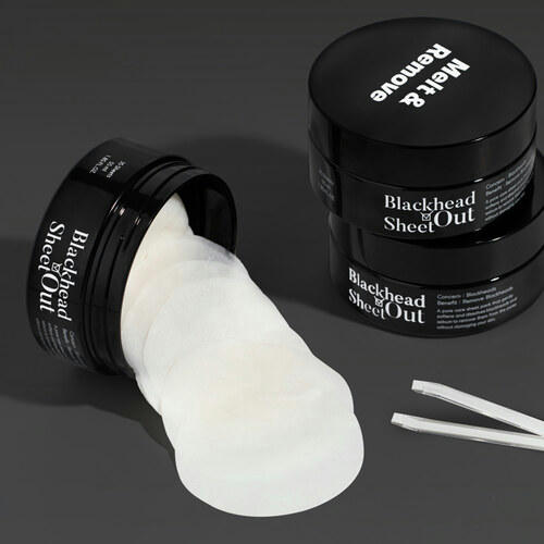 TIAM Салфетки для удаления черных точек - Blackhead Out Sheet, 35шт — изображение 5