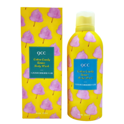 9CC Гель-пена для душа c аминокислотами и ароматом сахарной ваты - Cotton candy body wash, 350мл — изображение 2