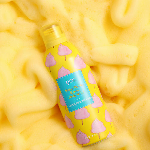 9CC Гель-пена для душа c аминокислотами и ароматом сахарной ваты - Cotton candy body wash, 350мл — изображение 5