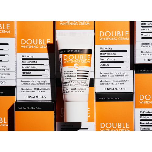 Derma Factory Крем для лица двойной с экстрактом облепихи - Double whitening cream, 40мл — изображение 5