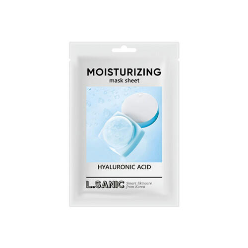 L.Sanic Набор тканевых масок с гиалуроновой кислотой - Hyaluronic acid moisturizing mask, 3шт — изображение 2