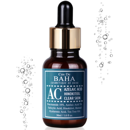 Cos De BAHA Сыворотка с азелаиновой кислотой - Azelaic acid hinokitiol clear skin serum (AC), 30мл — изображение 3