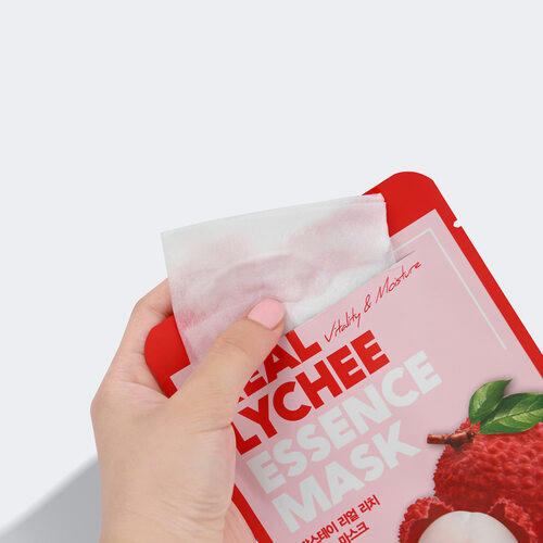 FarmStay Маска тканевая с экстрактом личи - Real lychee essence mask, 23мл — изображение 2