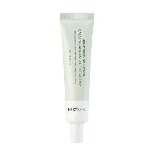 NEXTBEAU Крем для век с маслом семян конопли - Hemp seed solution calming advanced eye cream, 30мл