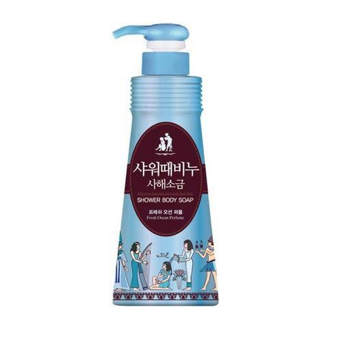 Mukunghwa Мыло для тела жидкое свежесть океана - Dead sea mineral salts shower body soap, 500мл