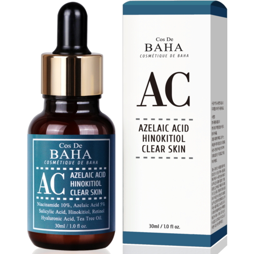 Cos De BAHA Сыворотка с азелаиновой кислотой - Azelaic acid hinokitiol clear skin serum (AC), 30мл — изображение 2