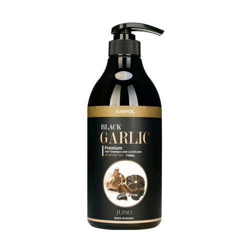 Juno Шампунь-кондиционер против выпадения волос с черным чесноком - Gawol black garlic premium, 750м