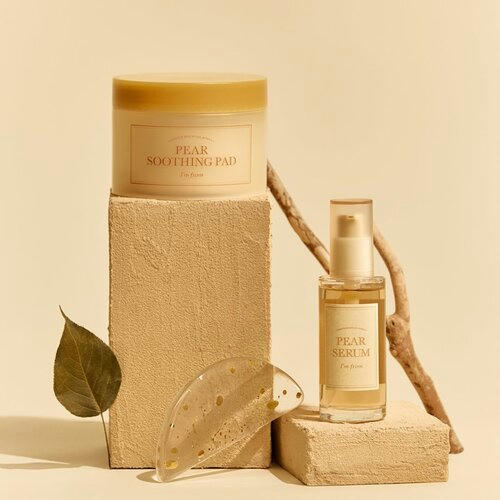 I'm From Пэды-тонер с эффектом охлаждения для раздраженной кожи - Pear soothing pad, 125мл — изображение 4