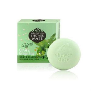 KeraSys Мыло косметическое «оливки и зеленый чай» - Shower mate, 100г