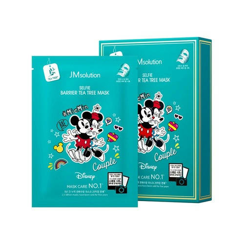 JMsolution Маска тканевая с чайным деревом – Disney collection selfie barrier tea tree mask, 30мл