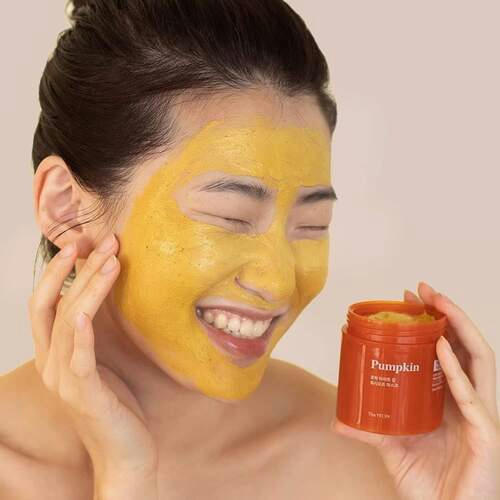 TheYEON Маска смываемая для сужения пор с экстрактом тыквы - Pumpkin tight up wash off mask, 120мл — изображение 2
