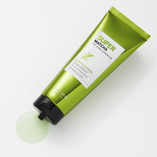 Some By Mi Гель для умывания с чаем матча - Super matcha pore clean cleansing gel, 100мл — изображение 2