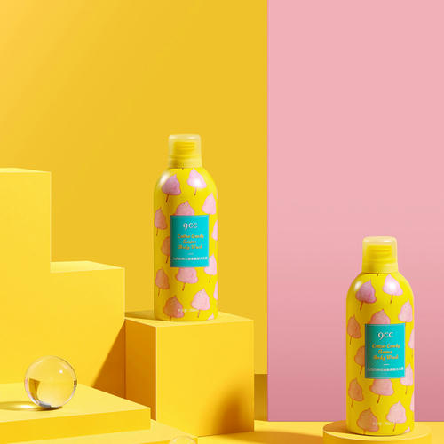 9CC Гель-пена для душа c аминокислотами и ароматом сахарной ваты - Cotton candy body wash, 350мл — изображение 3