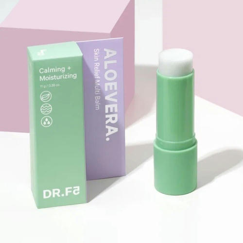 DR.F5 Крем-стик смягчающий для лица с алоэ вера - Aloevera skin relief multi balm, 11г — изображение 4