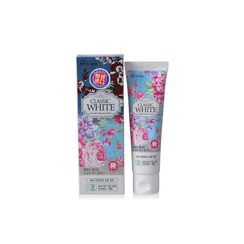 Mukunghwa Паста зубная отбеливающая аромат мяты и ягод - Classic white double clinic, 110г