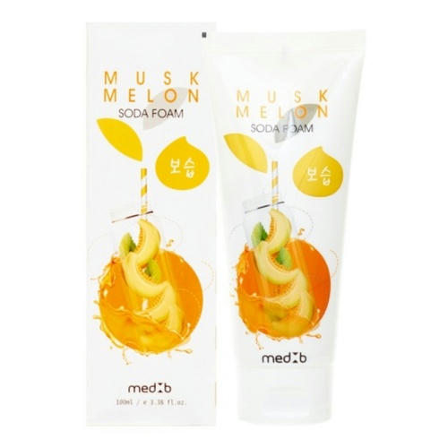 Med B Пенка для умывания с экстрактом мускусной дыни и содой - Muskmelon soda foam, 100мл