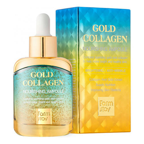 FarmStay Питательная сыворотка с золотом и коллагеном - Gold Collagen Nourishing Ampoule, 35мл