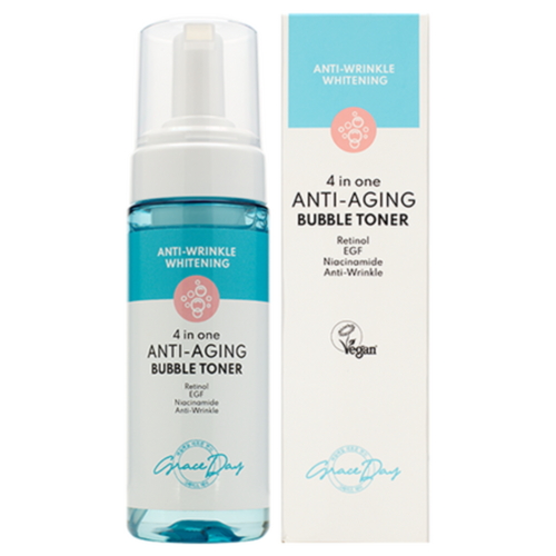 Grace Day Тонер пузырьковый с омолаживающим комплексом - 4 in one anti-aging bubble toner, 150мл